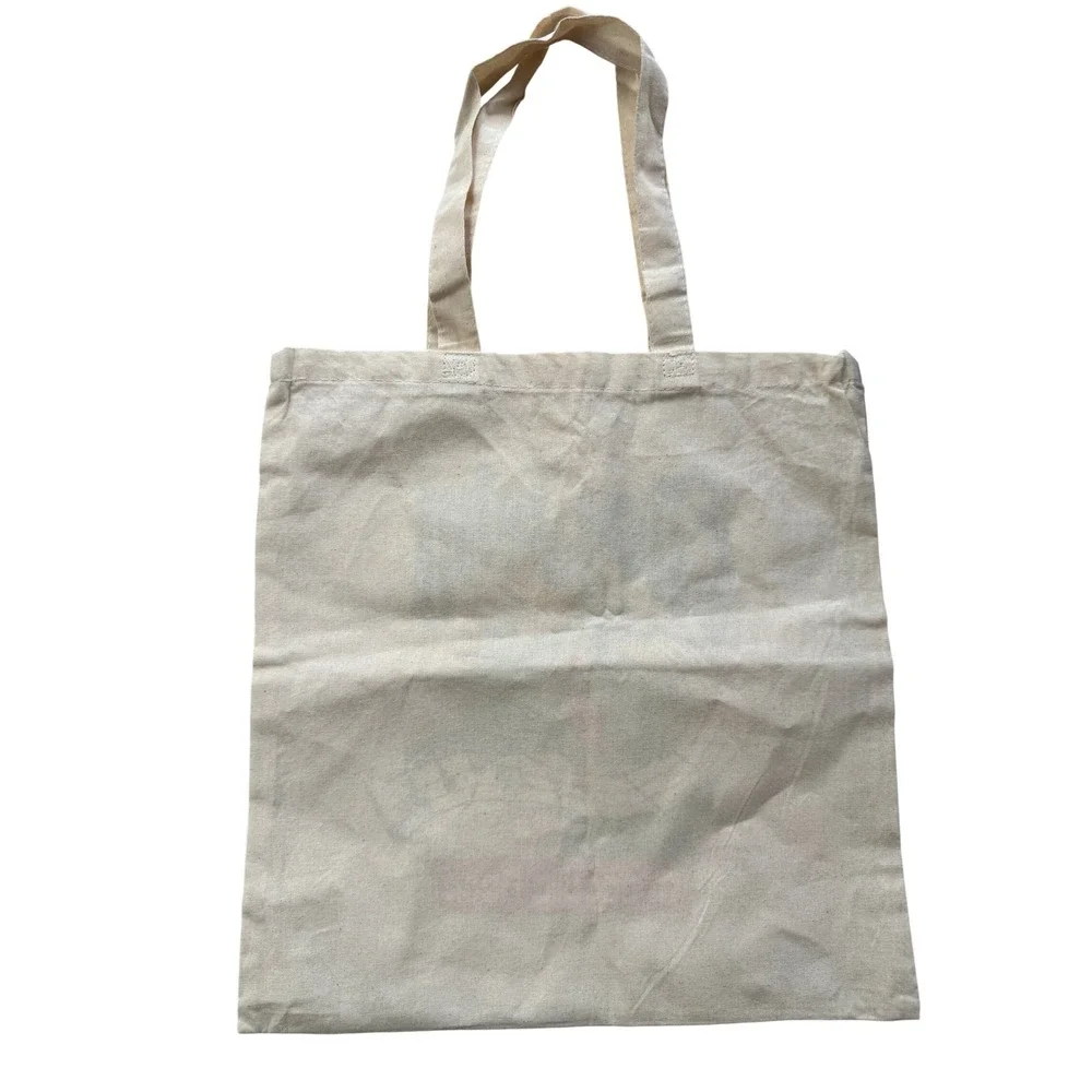Elton John Crocodile Rock Canvas Tote Bag Cream Graphic Music Band Merch Retro